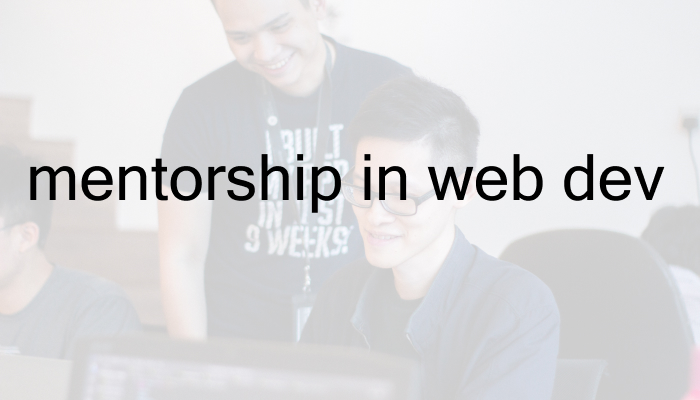 What is Mentorship in Web Development | How to Find a Coding Mentor