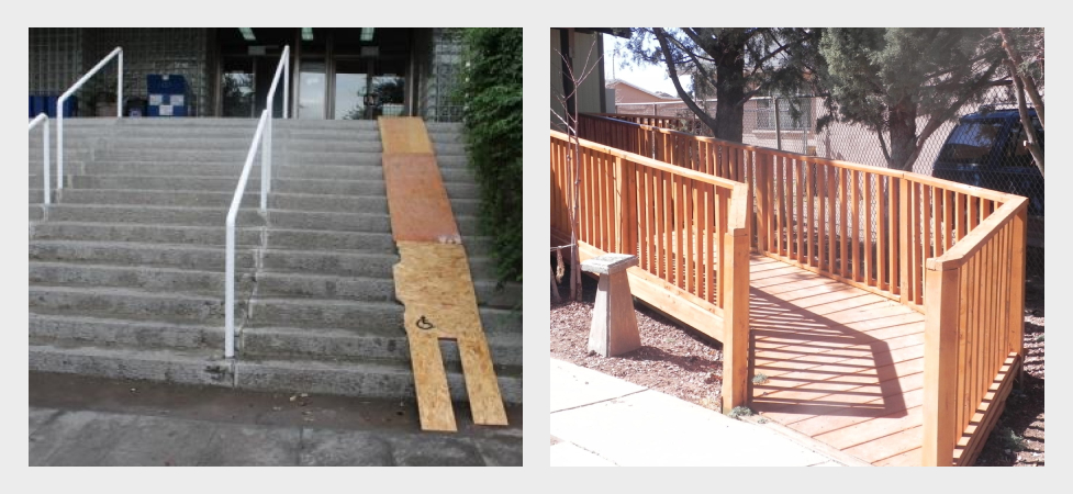 Bad vs Good Wheelchair Ramps