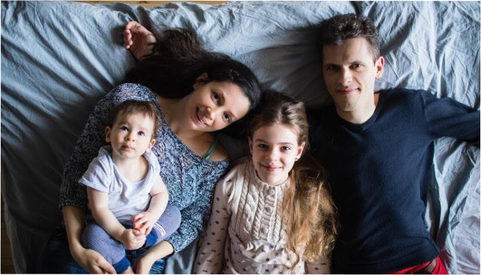 Oksana and her family