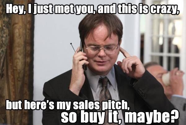 Sales Pitch meme