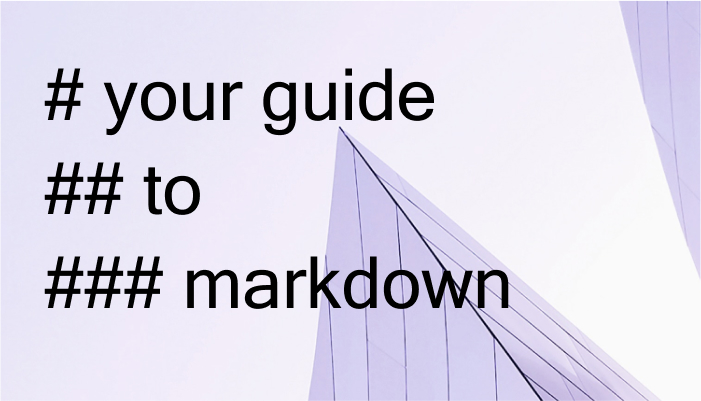 markdown guide