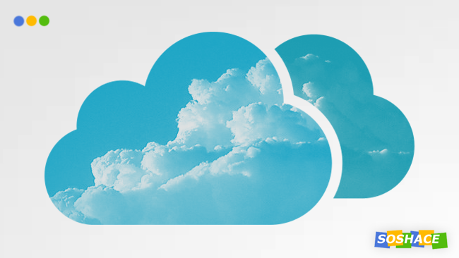 artwork depicting a stylized cloud