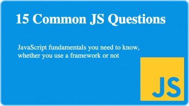 JS Common Questions