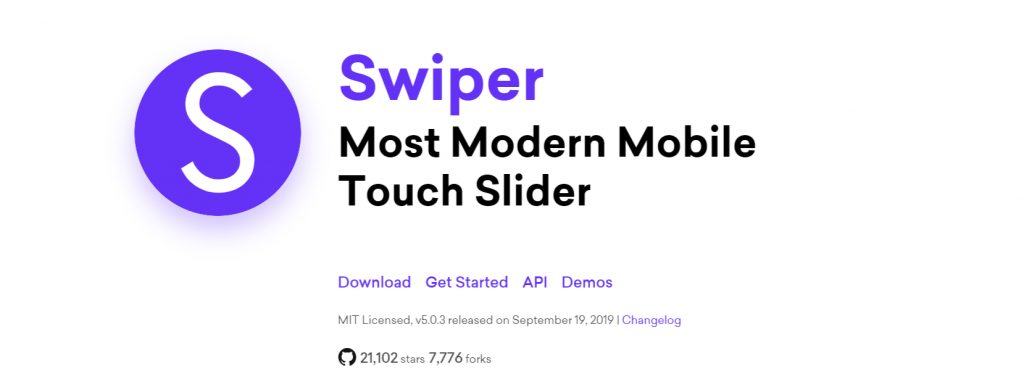 swiperjs screenshot