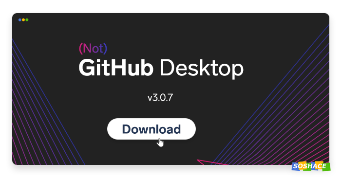 stylized artwork depicting various GitHub Desktop alternatives