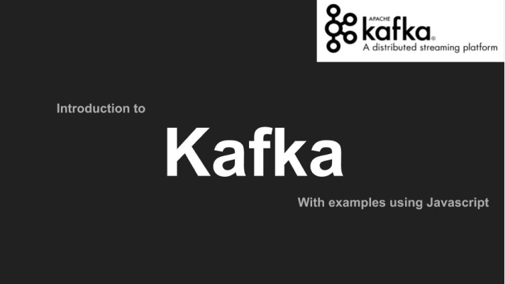 Introduction to Kafka