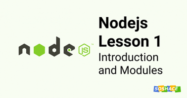 Node.js Lesson 1: Introduction and Modules