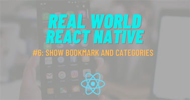 Build Real-World React Native App #6: Show Bookmark and Categories