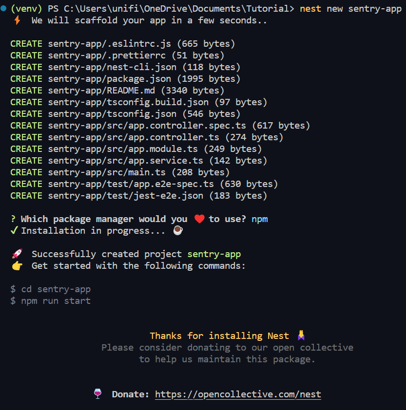 Monitoring your NestJS application with Sentry — Soshace • Soshace