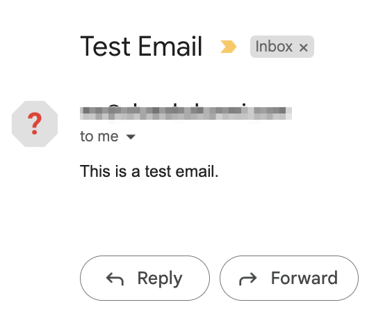 Test email