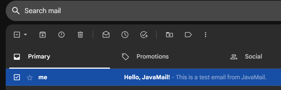 Simple Mail from Java