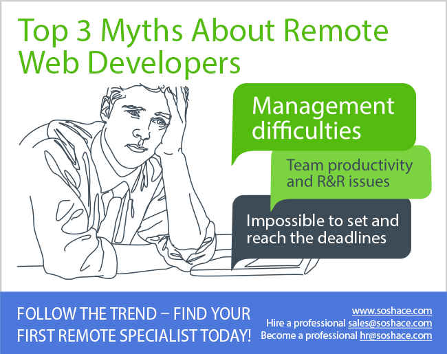 Top 3 myths about remote web developers