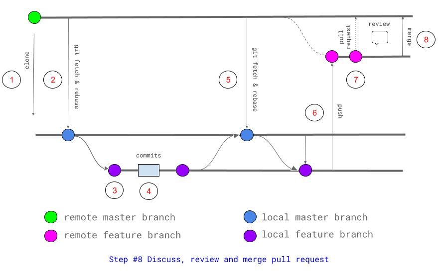 Step 8 Discuss, review and merge pull request