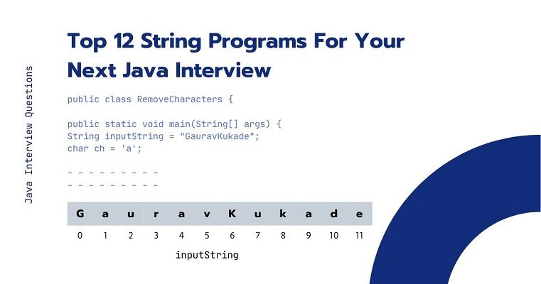 Top 12 String Programs For Your Next Java Interview